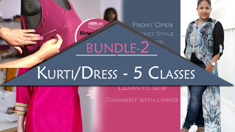 Bundle 2 - Kurti/Dress Course - 5 Classes