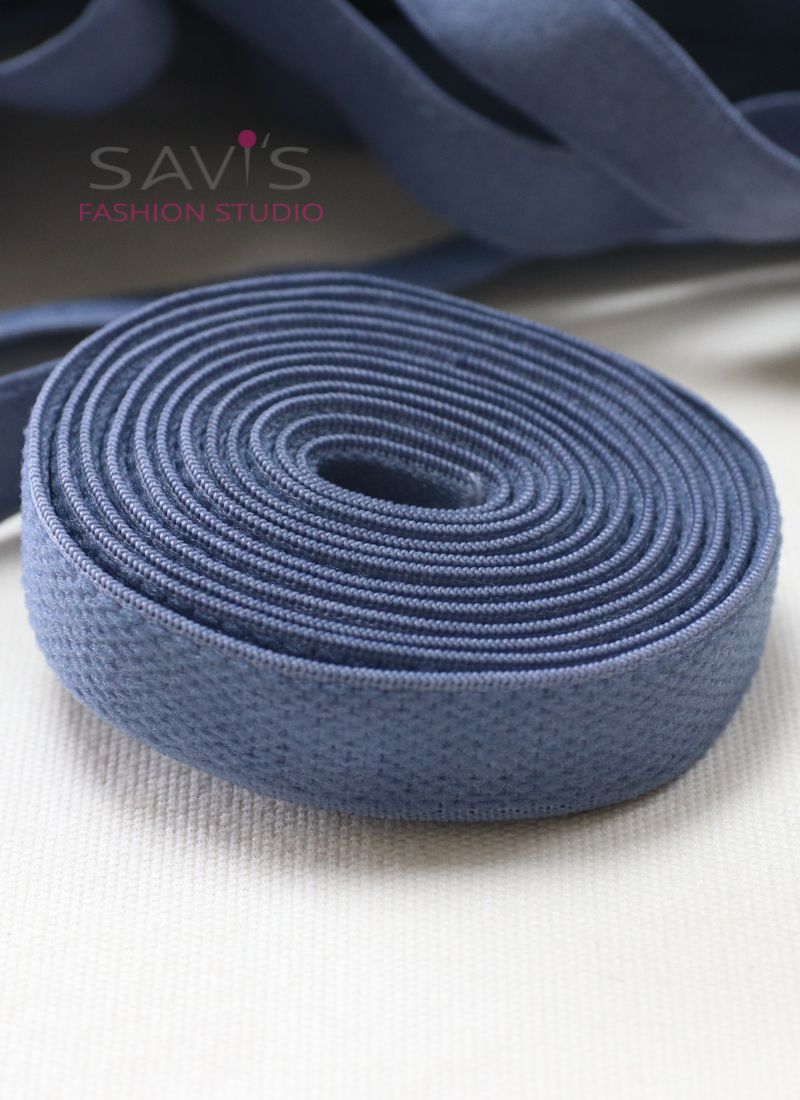 Bra Elastic Airforce Blue - 1 mtr 5/8 inch This is a 5/8 inch This