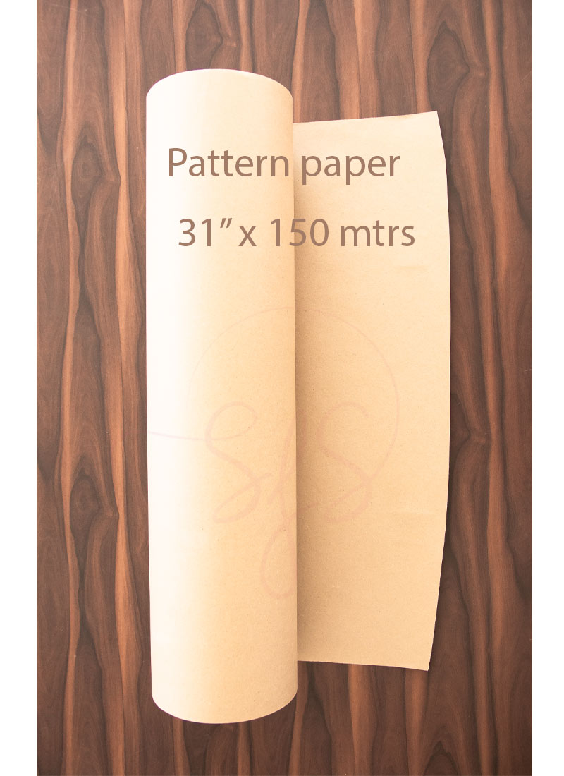 Download Pattern Paper for sewing Roll - 150 mtrs 80 gsm 12.5 kg Used in apparel and fashion designing ...