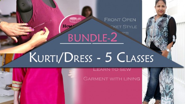 Bundle 2 - Kurti/Dress Course - 5 Classes