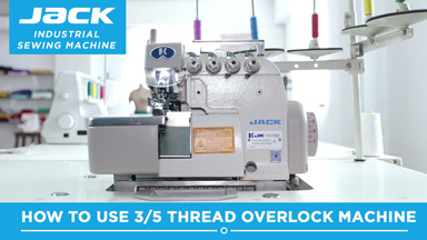 Jack 5 thread Industrial Overlock machine