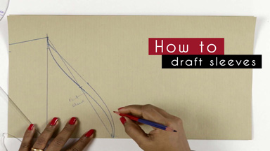 How to draft sleeves pattern