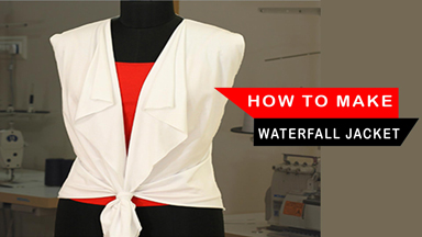 How to make waterfall jacket