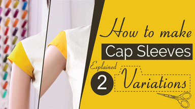 How to make cap sleeves and petal or tulips sleeves.