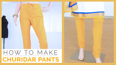 How to make Churidar pants