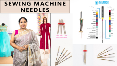 Sewing machine needles, stretch/jersey - Schmetz Part1