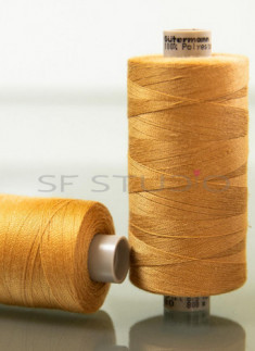 Brown TKT 50 AND 80 Denim sewing thread Gutermann - 2 Spools