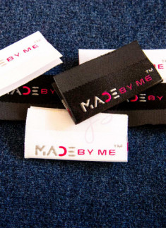 Made By Me™ - Center Fold woven Garment Label 10nos