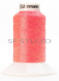 Lurex® 1000 mtrs Fine Twist Embroidery Thread Bright Orange