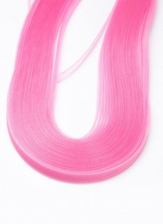 Horsehair Braid/Crinoline trim Pink 1 centimeter - 1 mtr