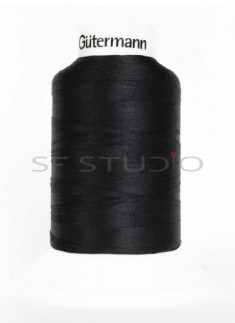 1500mtrs Stretch Sewing Thread Black Maraflex Guetermann 1274