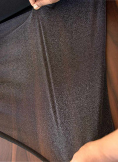 Tricot Black Fusible Interfacing- 1mtr