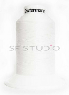 1500mtrs Stretch Sewing Thread White Maraflex Guetermann 111
